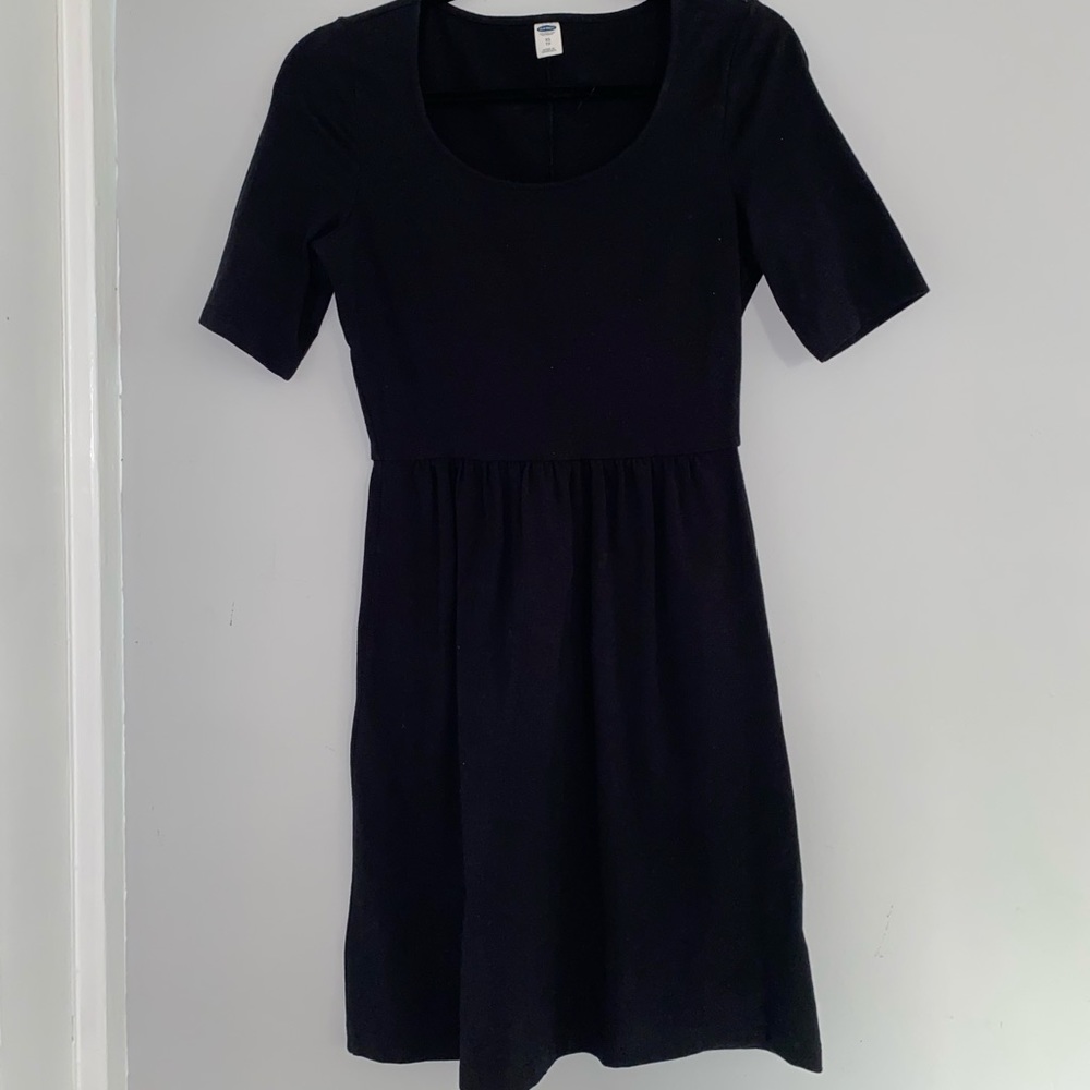Scoop Neck Fit and Flare Dress